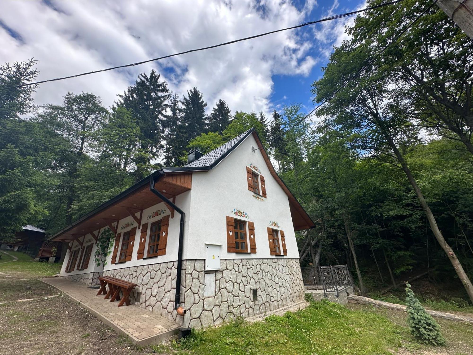 Chata Pohadka- "Lesni Udoli" Perštejn Buitenkant foto